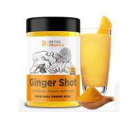 Ginger Shots|60 Servings|Ginger and Turmeric Shot Powder|Drink Supplement with Orange Black Pepper
