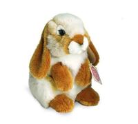 Ginger Sitting Rabbit by Teddy Hermann - plush soft toy bunny - 19cm - 93760-GI