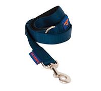 Ginger Ted Comfort Nylon Padded Handle Dog Lead - Navy Blue Medium (25mm/1.2m long)