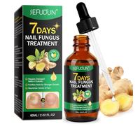 Ginger Toenail Fungus Treatment - Natural Antifungal Nail Repair Serum for Toe & Foot Fungus - Fast-Acting Nail Recovery for Thick, Discolored, Yellow Nails - Safe for Men & Women - 2.02 fl oz