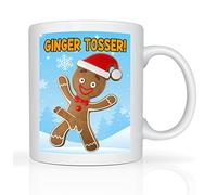 Ginger Tosser Coffee Mug Rude Funny Christmas Secret Santa Gifts for Work Colleagues