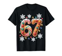 Gingerbread 6 7 Meme Christmas Matching Couple Boy Girl T-Shirt