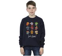 Gingerbread Avengers Sweatshirt Marvel Navy 9 Years