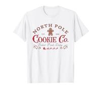 Gingerbread Bakery North Pole Cookie Co for Women, Man T-Shirt