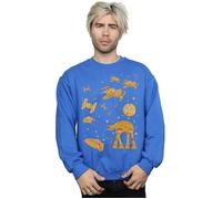 Gingerbread Battle Sweatshirt Star Wars Blue M