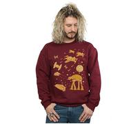 Gingerbread Battle Sweatshirt Star Wars Burgundy XL