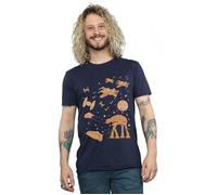 Gingerbread Battle T-Shirt Star Wars Navy M