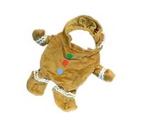 Gingerbread Christmas Dog Clothes | Christmas Dog Costumes Clothes,Gingerbread Man Christmas Cosplay Dog Clothes Dogs