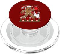 Gingerbread Christmas Sweater Playing Bowling Player Team PopSockets PopGrip for MagSafe