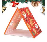 Gingerbread Christmas Tent,Holiday Gingerbread House Play Tent,Lightweight & Detachable Christmas,Creative Roof Play House Tents Indoor For Indoor, Ideal For Sleepovers,Reading & Holiday Parties