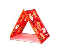 Gingerbread Christmas Tent - Where Holiday Dreams Find a Home, House Brown Play, Lightweight Pop Up Indoor Playhouse with Easy Assembly, Small Size for Girls Boys Indoor Xmas Holiday Party