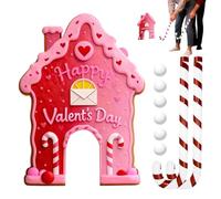 Gingerbread Christmas Theme Golf Game, Indoor Outdoor Family Fun Holiday Mini Toy | Set for Mini Golf Table Christmas - for Home Parties, Office and Meetings