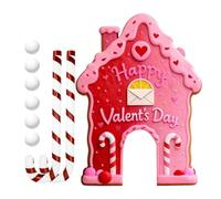 Gingerbread Christmas Theme Golf Game, Portable Indoor and Outdoor Toy for Family and Holidays - Golf Set with Christmas Pan House - Ideal for Home, Office, Parties, Gatherings and