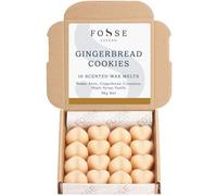 Gingerbread Cookies Soy Wax Melts 16 Pack | Warm Spice, Sweet & Festive | Natural, Vegan & Plastic Free | Up to 96 Hrs Scent | Pet Safe | Handmade in UK - Fosse Living