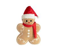 Gingerbread Doll Cute Soft Cookie Man Throw Pillow | Christmas Gingerbread Man Toy for Home Bedroom Living Room Sofa Chair Couch Car Kitchen Office Shelf Table Desk Party A