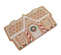 Gingerbread Door Mat - Gingerbread Christmas Door Mat - Christmas Welcome Mat - Non-Slip Outdoor Rug - Holiday Door Mat - Holiday Decorations - Christmas Decor for Home Kitchen Bathroom