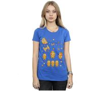 Gingerbread Empire Cotton T-Shirt Star Wars Blue L