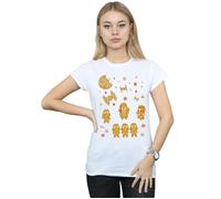 Gingerbread Empire Cotton T-Shirt Star Wars White M