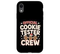Gingerbread Family T-Shirt Official Cookie Tester Crew Mom Case for iPhone XR