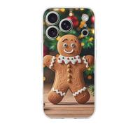 Gingerbread Figurines are Cute Phone Case for Phone 17, TPU Anti-Yellowing Scratch Resistant, Slim Shockproof Cover with Precise Cutouts, Supports Wireless Charging Phone Case for Phone 17