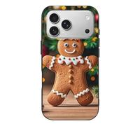 Gingerbread Figurines are Cute Phone Case for Phone 17, TPU Anti-Yellowing Scratch Resistant, Slim Shockproof Cover with Precise Cutouts, Supports Wireless Charging Phone Case for Phone 17
