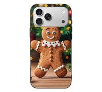 Gingerbread Figurines are Cute Phone Case for Phone 17, TPU Anti-Yellowing Scratch Resistant, Slim Shockproof Cover with Precise Cutouts, Supports Wireless Charging Phone Case for Phone 17