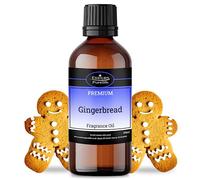 Gingerbread Fragrance Oils for Candle Making 50ml, Fragrance Oils for Soap Making, Aromatherapy, Oil Burner Oils Fragrance, Scent Oil for Diffuser, Potpourri, Bath Bomb, Air Freshener, Vegan