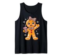 Gingerbread Girl Christmas Cookie Baking Xmas Women Kids Tank Top
