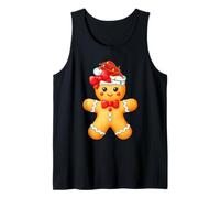 Gingerbread Girl Shirt Christmas Cookie Baking Xmas Santa Tank Top