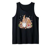 Gingerbread Gnome with Candy House Magic Tank Top