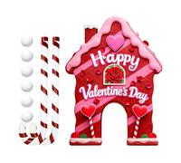 Gingerbread Golf Game, Funny Interactive Romantic Holiday Decor, Valentines Day Game Golf Toys, for Party Holiday Festival Outdoor Indoor Club Yard Sports Activities Adults Family Group