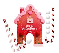 Gingerbread Golf Game - Funny Portable Candy Cane Sticks Indoor Outdoor | Indoor Mini Family Golf Course Set, Holiday Activity, Christmas Party Game, Tabletop Sports Toy, Festive Family Entertai