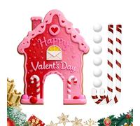 Gingerbread Golf Game - Funny Portable Candy Cane Sticks Indoor Outdoor Set, 2026 Gingerbread Family Mini Golf Kit For Holiday Parties, Festive Christmas Carnival Game For Kids And Adults