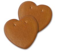 Gingerbread Heart Blank to Design Yourself 20 x 20 cm 5 Pieces Original Fresh Oktoberfest Gingerbread Hearts from Munich Gingerbread Hearts Buy Cheap | Pastry Shop Sugar
