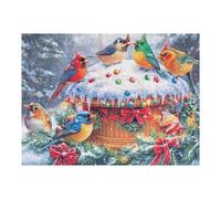 Gingerbread House Christmas 500 Piece Complete Jigsaw Puzzle Set Teens Beginners Educational Challenge Puzzle Fans Group Play Anniversary Creativity & Gift Giving 500 PCS