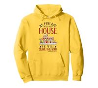 Gingerbread House Christmas Faith Christian Bible Verse Pullover Hoodie