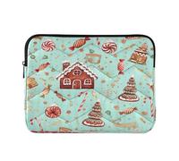 Gingerbread House Computer Cases for Laptops, Slim 13 Inch Computer Case for Women Men