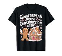 Gingerbread House Construction Crew Fun T-Shirt