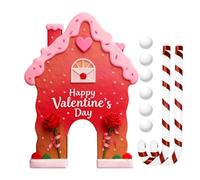 Gingerbread House Golf Game | Candy Cane Sticks Family Funny Holiday Mini Toy | Christmas Gingerbread Golf Course Set,for Home Room Party Holiday Gatherings Carnival