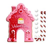 Gingerbread House Golf Game,Candy Cane Sticks Portable Indoor Outdoor Family Fun - Set Of Mini Golf Christmas | for Home Parties