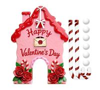 Gingerbread House Golf Game,Portable Walking Sticks Indoor Outdoor Family Fun - Mini Ginger Christmas Game Set - for Parties Gatherings Home Office Decoration