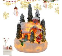 Gingerbread House,Small Christmas Gingerbread Village Set | Christmas Village Display, Desktop Decor, Indoor Christmas Decorations for Room Decor