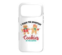 Gingerbread I Teach The Smartest Cookies Christmas Teacher Case for iPhone 17 Pro Max