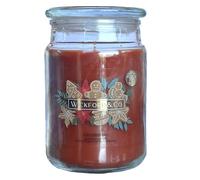Gingerbread Large Jar Candle - Christmas Scented Home Fragrance with Long Burn Time - Festive Ginger Cookie Aroma - Candle for Cozy Winter Atmosphere