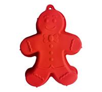 Gingerbread Man Baking Tray, Christmas Silicone Moulds Cake Cases | Non Stick, Food-Grade, 3D Christmas Baking Molds, Gingerbread, Santa, Christmas Tree Bakeware Tray Cutter Tool, for Festive
