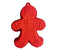 Gingerbread Man Baking Tray Silicone Mould Cake Mould for Baking Christmas Party Gingerbread Mold for Cake Soap Jelly Cookie