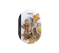 Gingerbread Man Biscuit/Cookie Dough Cutter Set for Home, Kitchen or Christmas