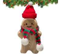 Gingerbread Man Bottle | 500ml Clear Engaging Holiday Beverage Container | Visual Charm Cute Gingerbread Man Shape Sealed Jar, Versatile Holiday Companion For Milk Juicing Water Wine Tea