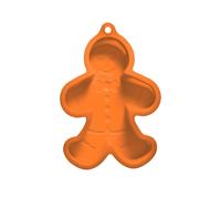 Gingerbread Man Cake Mould - Orange