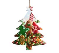 Gingerbread Man Candy Christmas Wooden Pendant, Stylish And Cute In Design, A Foil For The Festive Atmosphere
